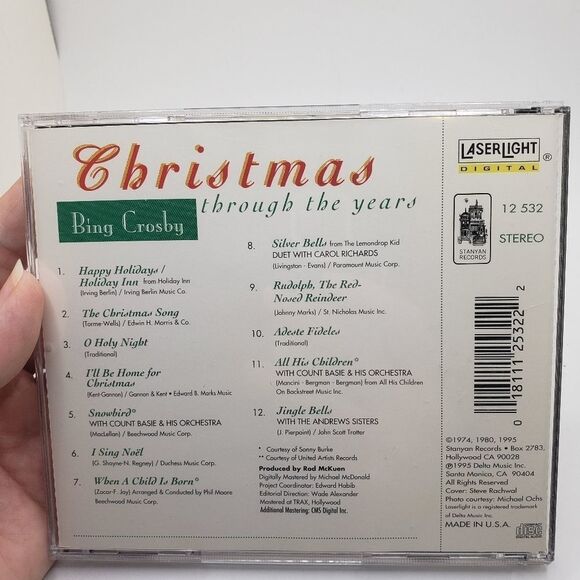 Bing Crosby Christmas through the years CD - Picture 3 of 5